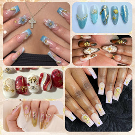 Packaging of BELLEBOOST 2450Pcs Nail Charms Set