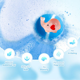 Packaging of BYGGVIR Kids Bath Bombs Gift Set