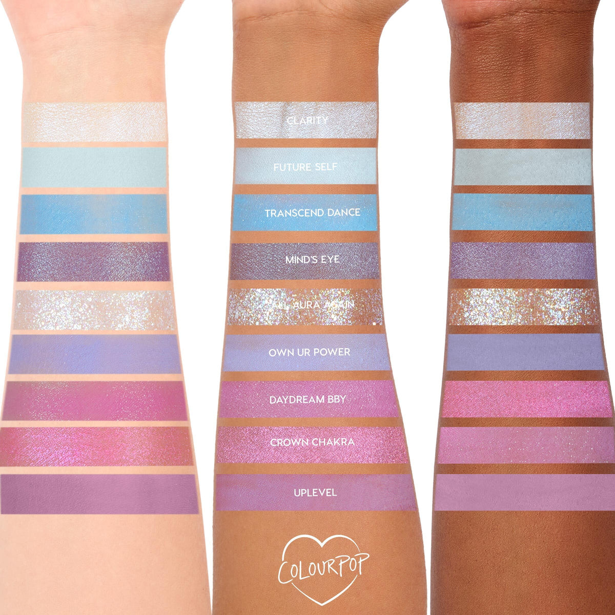 Packaging of ColourPop Eyeshadow Palette on a flat surface