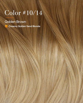 Packaging of Full Shine brown clip-in hair extensions