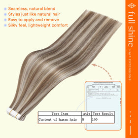 Packaging of Full Shine Tape In Hair Extensions