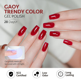 Packaging of GAOY 42 Pcs Gel Nail Polish Set