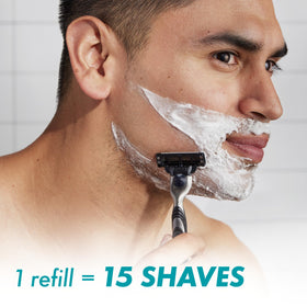 Packaging of Gillette Mach3 Razor and blade refills