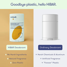 Packaging of HIBAR Coconut & Vanilla Deodorant