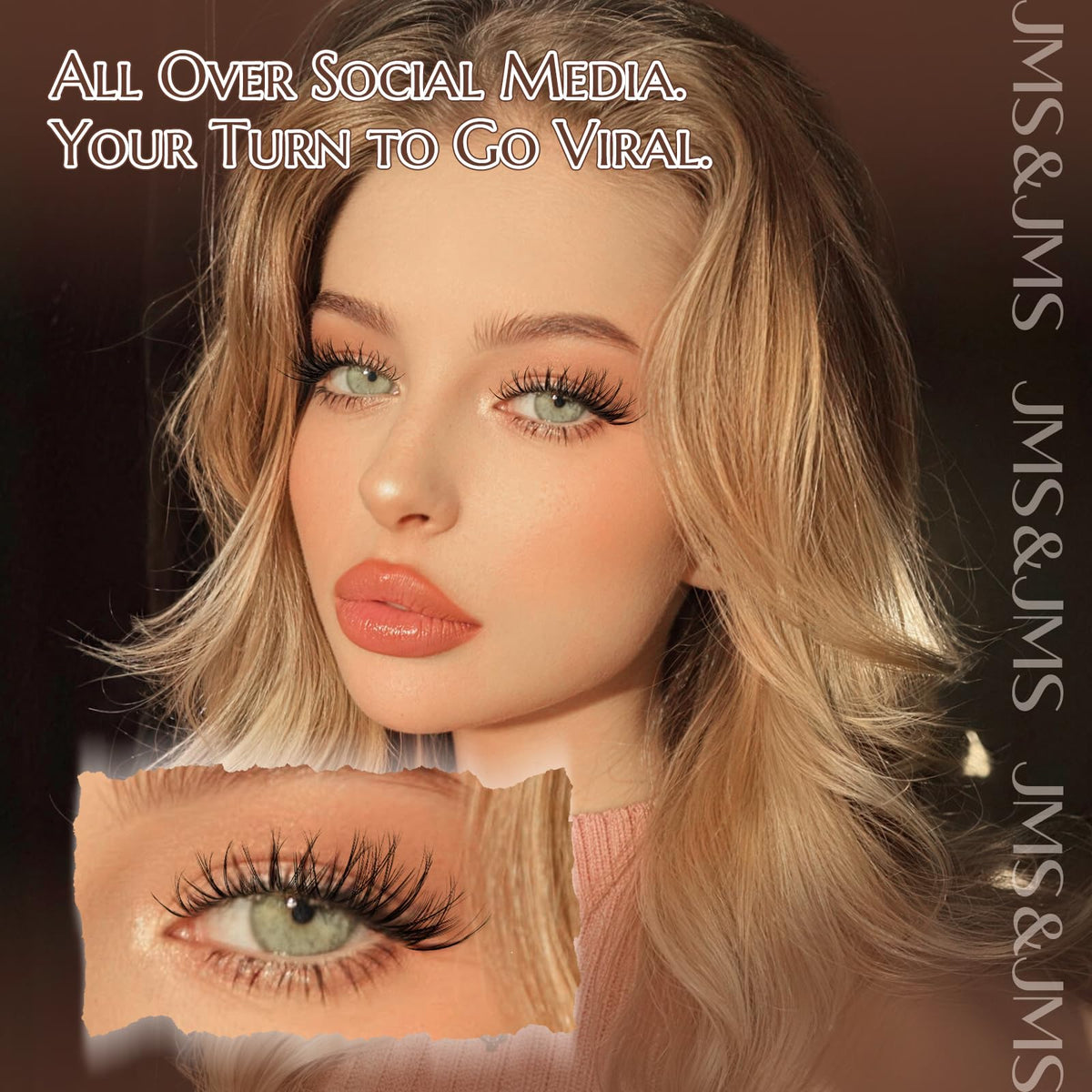 Packaging of JMS&JMS Spider Lash Clusters Kit with product details