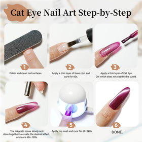 Packaging of JODSONE Cat Eye Gel Nail Polish Set