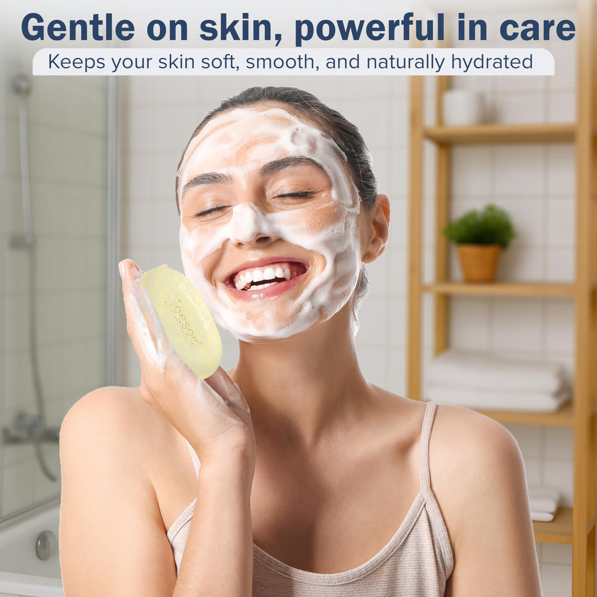 Packaging of JOESOEF Anti-Acne Soap, 10% natural sulfur