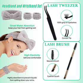 Packaging of LASHSUN Lash Clusters Kit