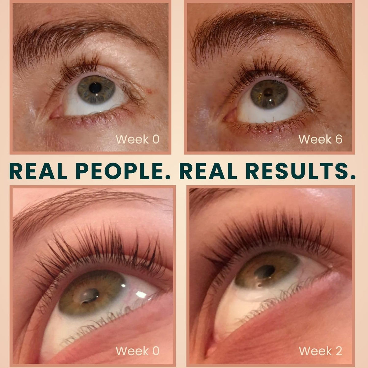 Packaging of Live Fraiche Organic Castor Oil Lash Serum