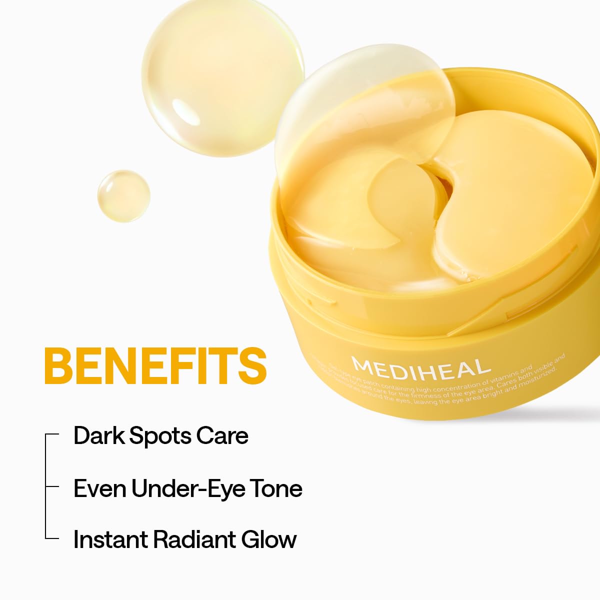Packaging of MEDIHEAL Vitamin & Collagen Under Eye Patches