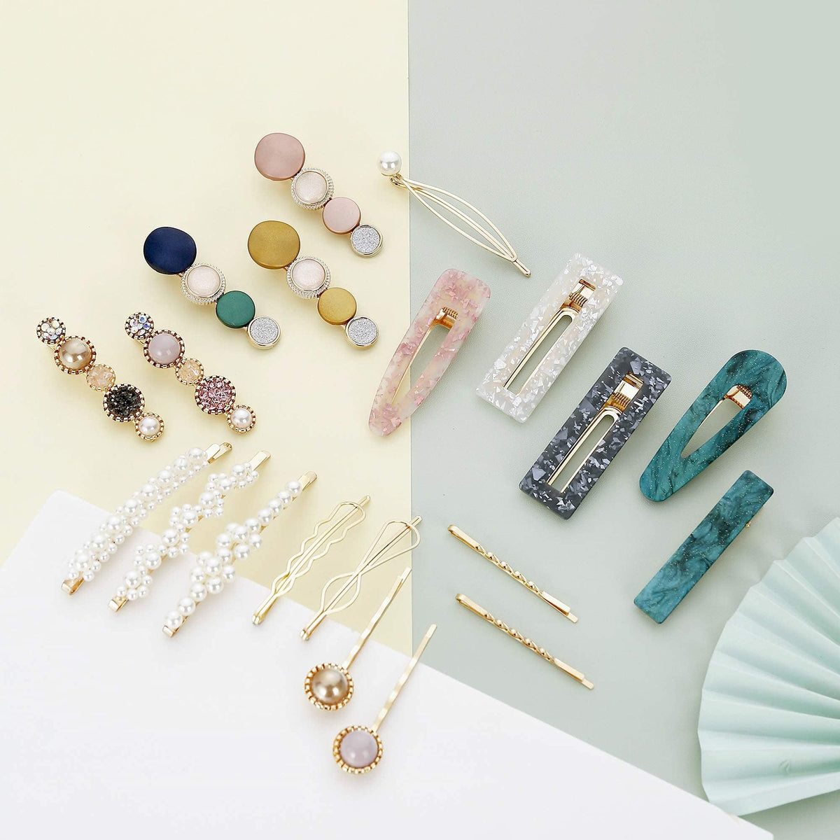Packaging of Mehayi 20 PCS Hair Clips Set