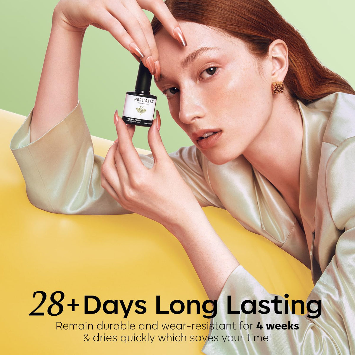 Packaging of modelones Green Gel Nail Polish Set