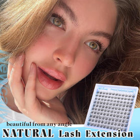 Packaging of Newcally Natural Lash Clusters