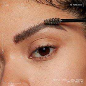 Packaging of NYX Thick It Stick It Brow Mascara