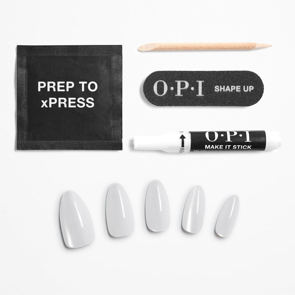 Packaging of OPI xPRESS/ON Glass Slipper press on nails