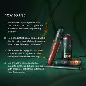 Packaging of r.e.m. beauty Elphaba Makeup Set