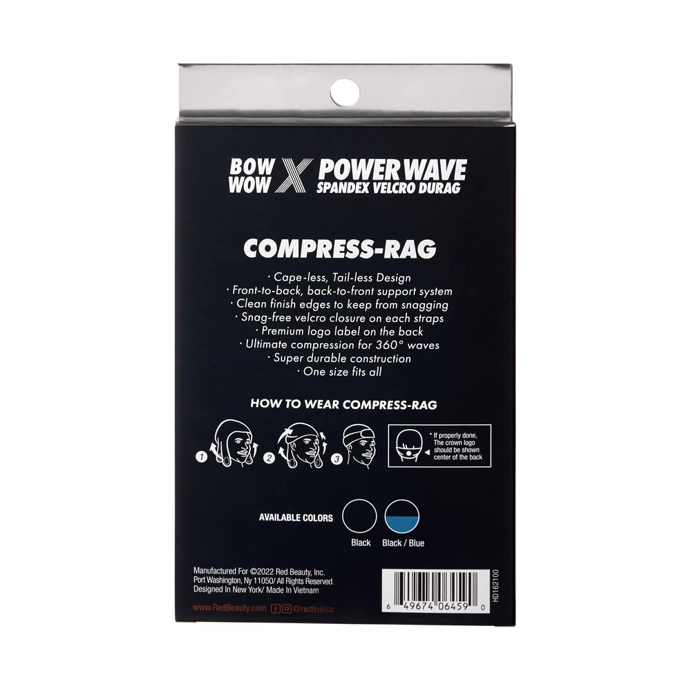 Packaging of Red by Kiss Premium Bow Wow X Power Wave Durag