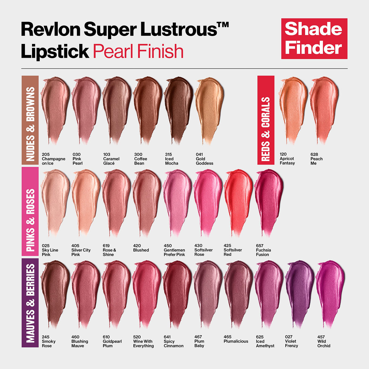 Packaging of REVLON Super Lustrous Lipstick 027 Violet Frenzy