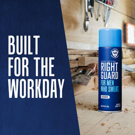 Packaging of Right Guard Sport Unscented Antiperspirant Spray 6oz