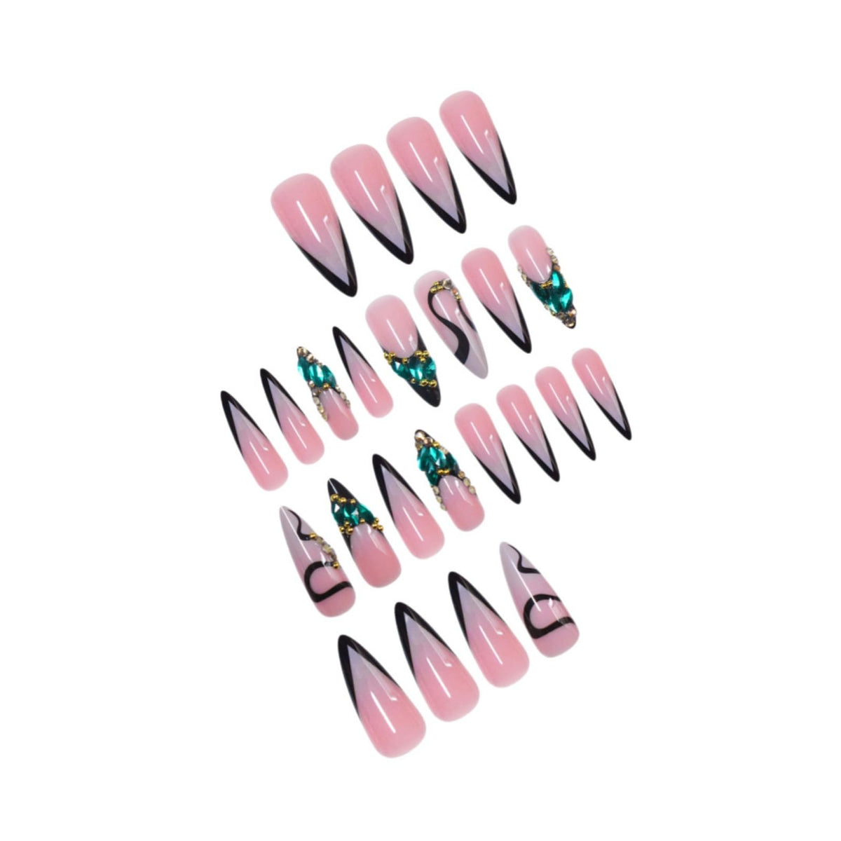 Packaging of SEENEEY Stiletto Fake Nails