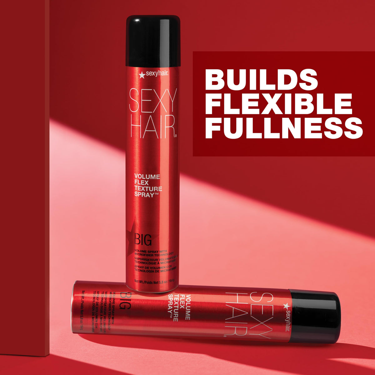 Packaging of SexyHair Big Volume Flex Texture Spray 5.8 oz