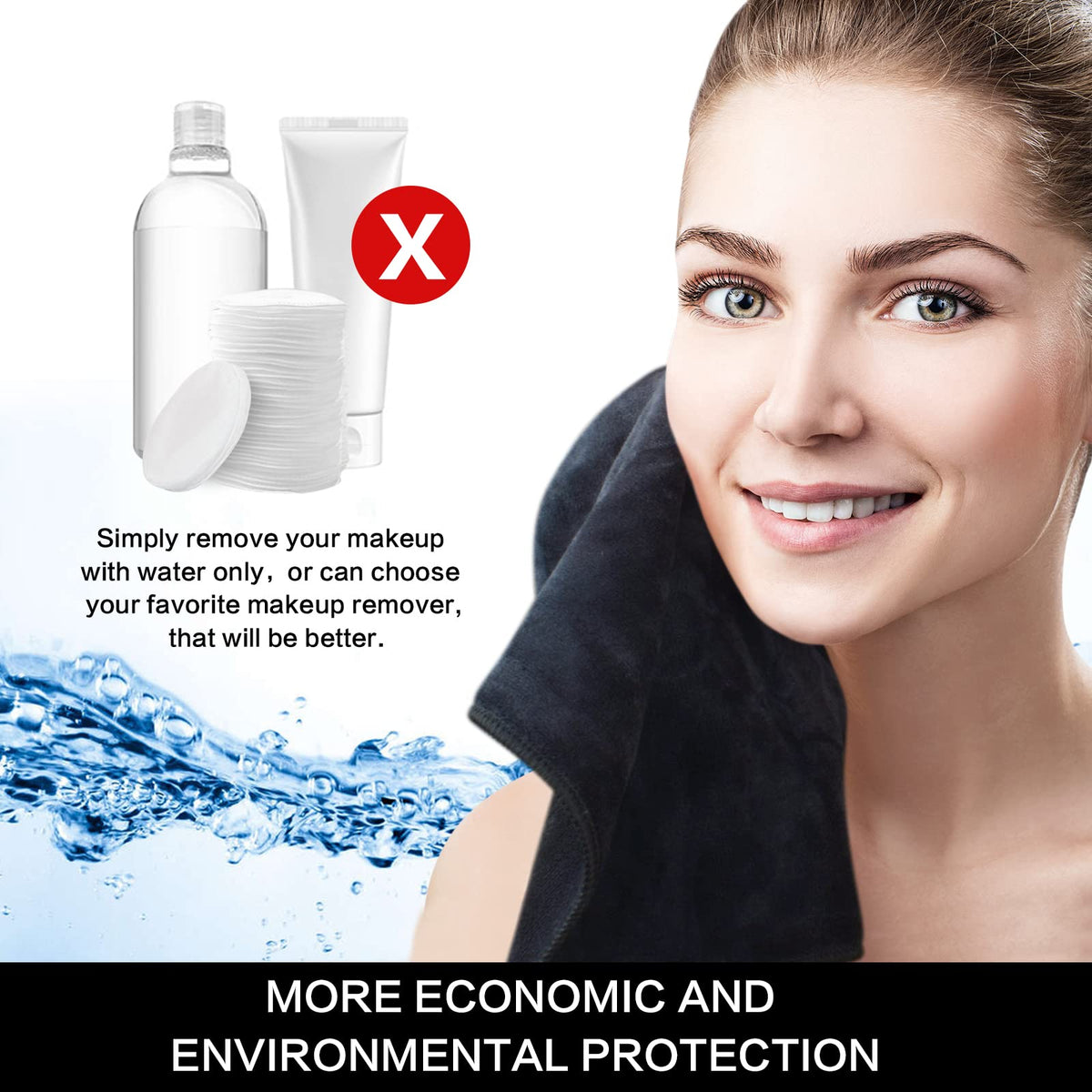 Packaging of SINLAND Microfiber Facial Cloths