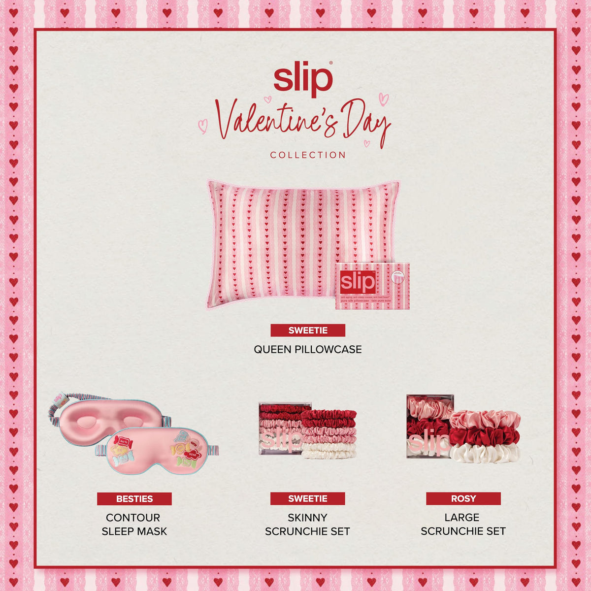 Packaging of SLIP Silk Hair Ties set of 6