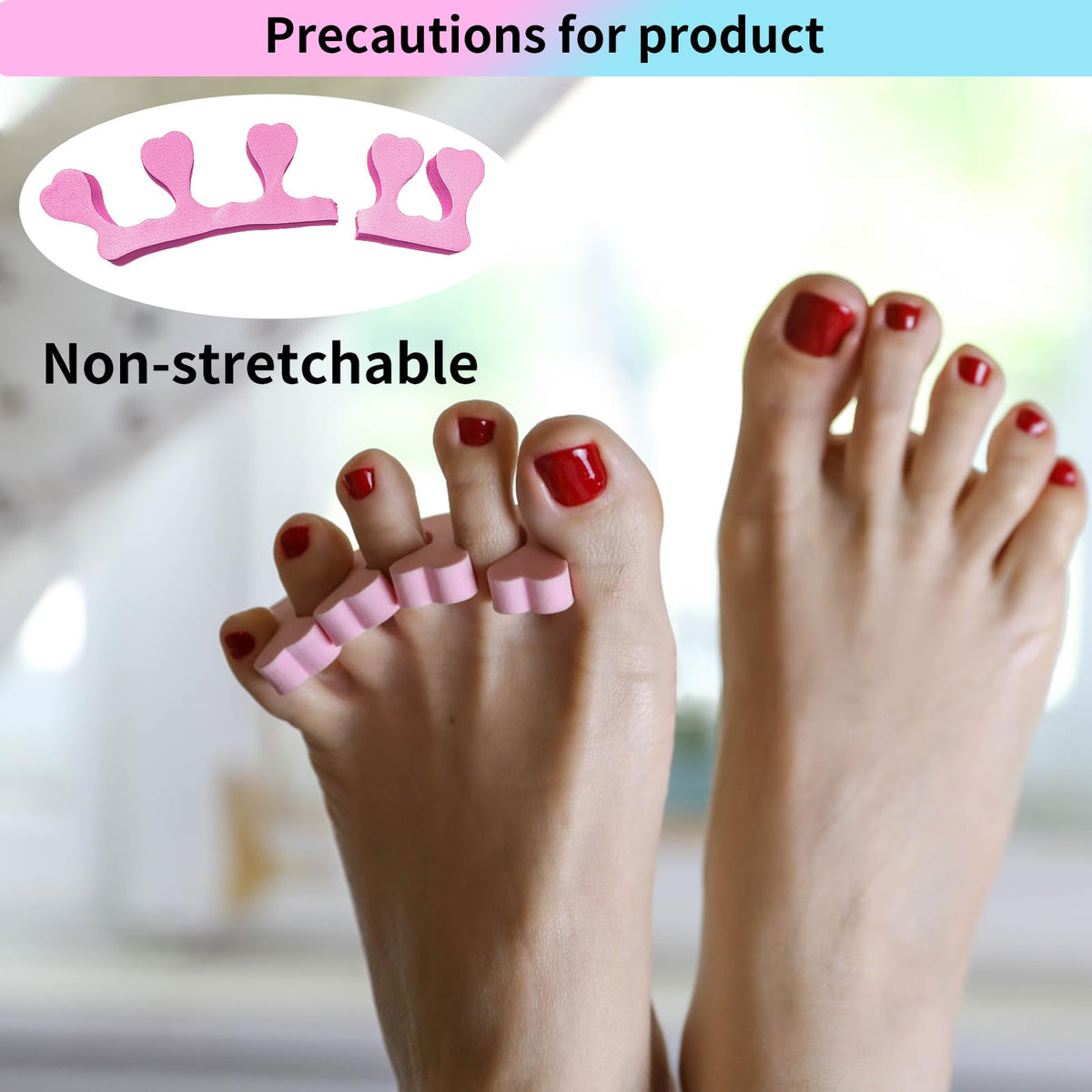 Packaging of SUNFATT Soft Foam Toe Separators 12Pcs