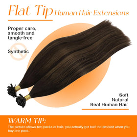 Packaging of Sunny Hair 24 Inch Flat Tip Hair Extensions