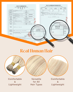 Packaging of Sunny Hair 24 Inch I-Tip extensions
