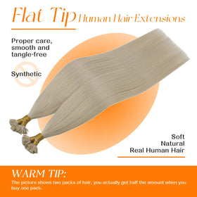 Packaging of Sunny Hair Flat Tip Hair Extensions