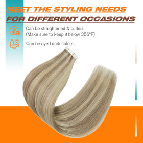 Packaging of Sunny Hair Tape in Extensions Balayage 20Pcs