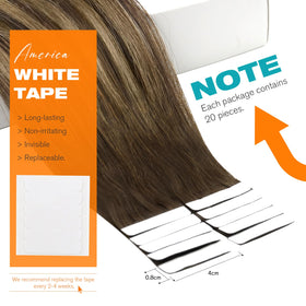 Packaging of Sunny Hair Tape in Hair Extensions