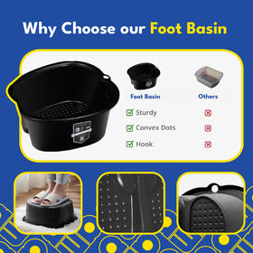 Packaging of the American Wellness Authority Extra Large Foot Soaking Tub