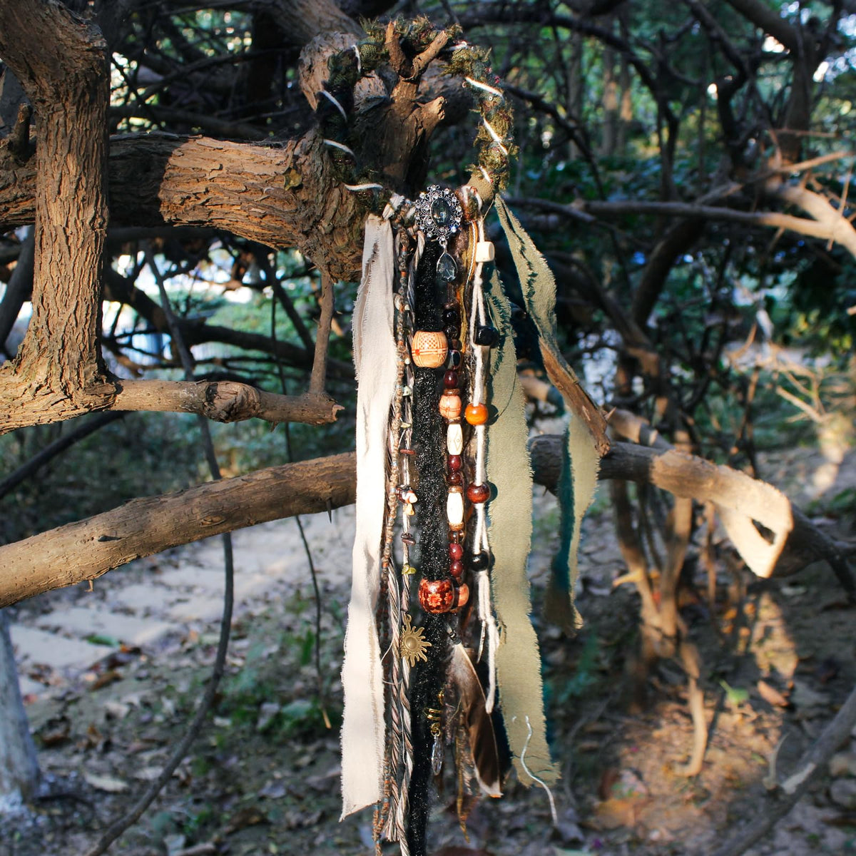 Packaging of the dreadlock hair ties showing brand and product details