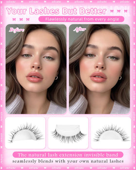 Packaging of wtvane Wispy Lash Clusters