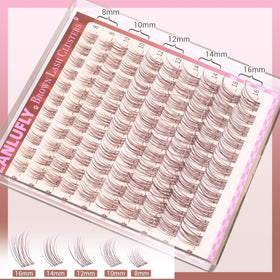 Packaging of zanlufly Brown Lash Clusters Kit