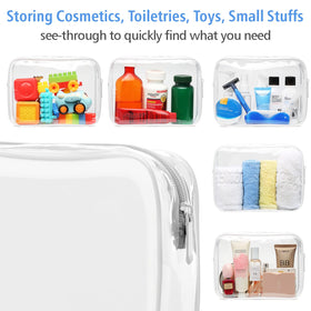 PACKISM Clear Makeup Bag back view