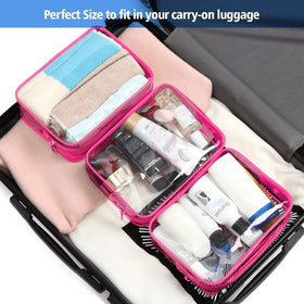 PACKISM Clear Makeup Bag dimensions and features