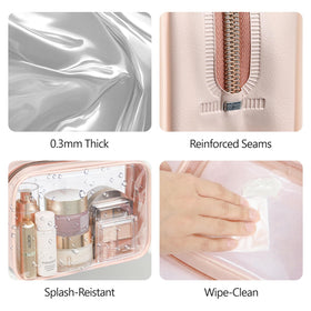 PACKISM TSA Approved Toiletry Bag with travel bottles