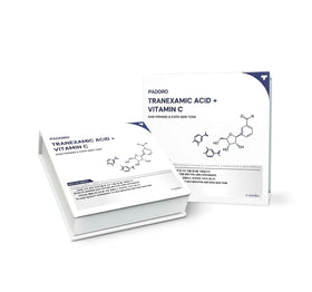 Padoro Tranexamic Acid Serum and Vitamin C packaging front view