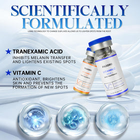 Padoro Tranexamic Acid Serum dropper with serum inside