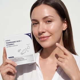 Padoro Tranexamic Acid Serum ingredients list on box