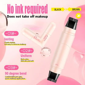 PAGE VINE Winged Eyeliner Stamp Pen smudge-proof test