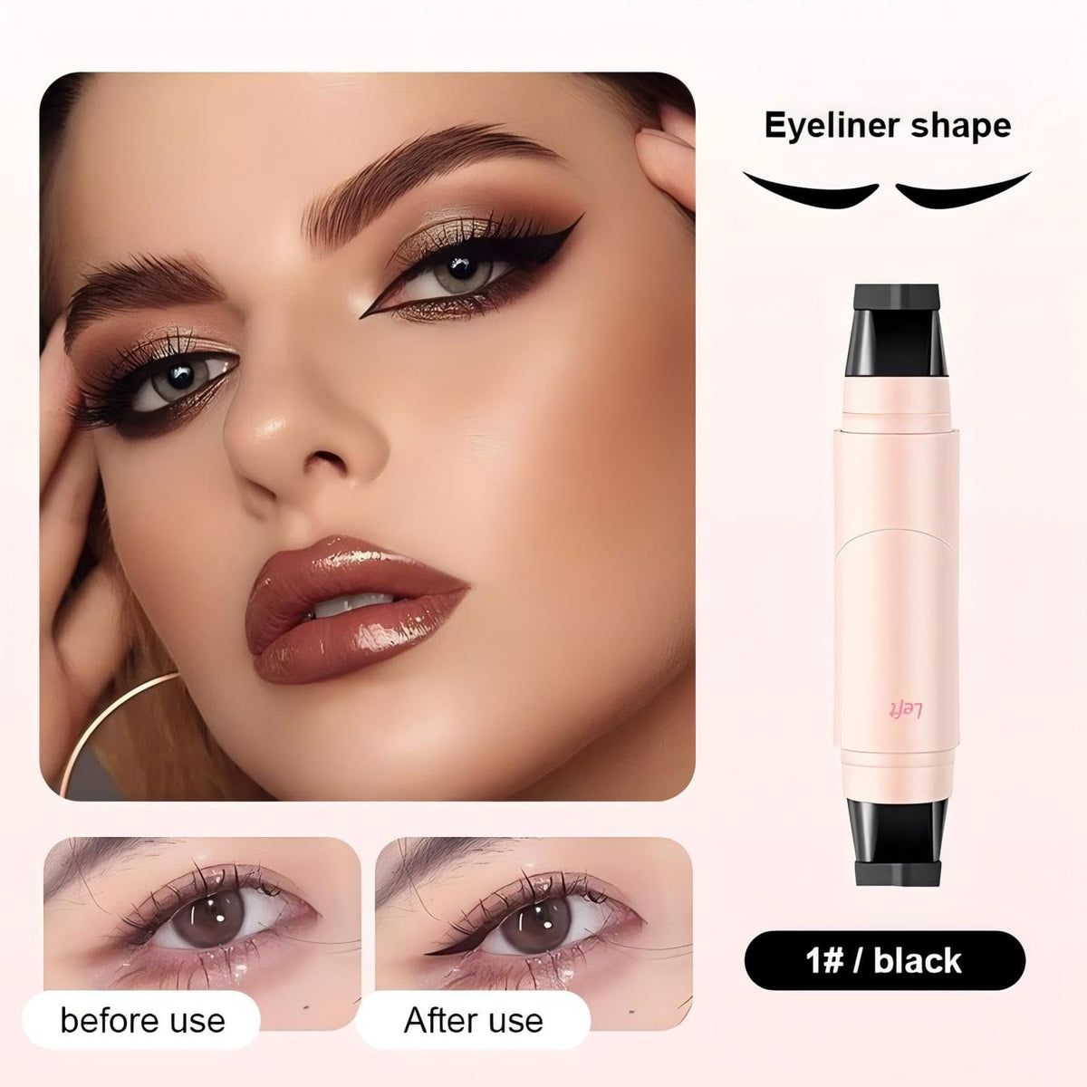PAGE VINE Winged Eyeliner Stamp Pen wing stamp close-up
