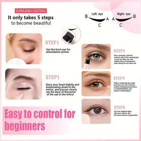 PAGE VINE Winged Eyeliner Stamp Pen with other makeup products