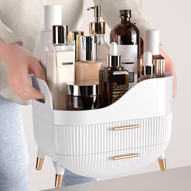 Pajiriona Makeup Organizer filled with skincare products