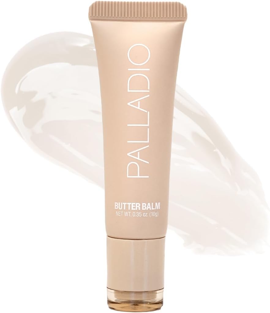 Palladio Butter Balm Hydrating Lip Balm in French Vanilla front view