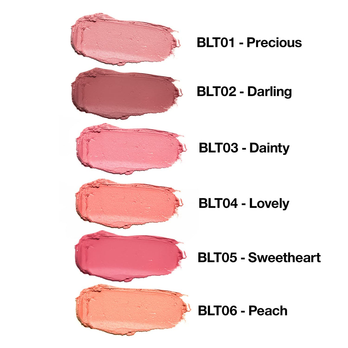 Palladio I'm Blushing 2-in-1 Cheek and Lip Tint application on cheeks