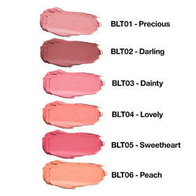 Palladio I'm Blushing 2-in-1 Cheek and Lip Tint application on cheeks